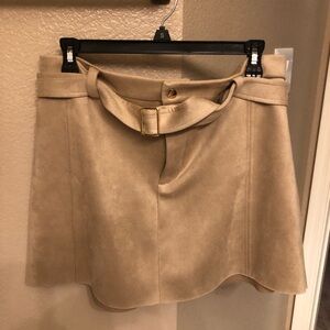Zara Light Tan Skirt brand new